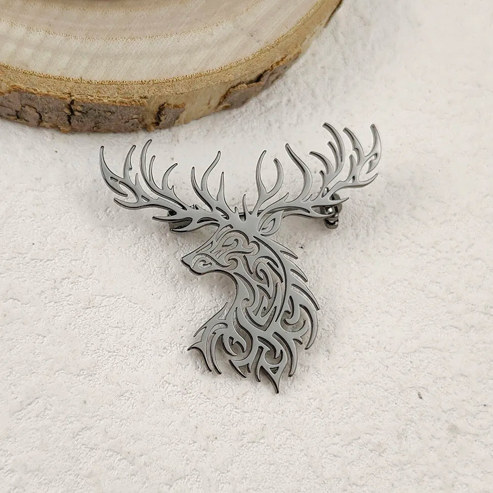 Majestic Stag Brooch