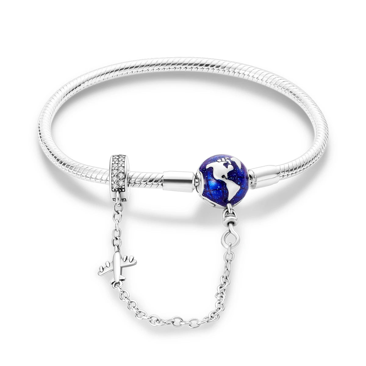 Aqua Charm Bracelet