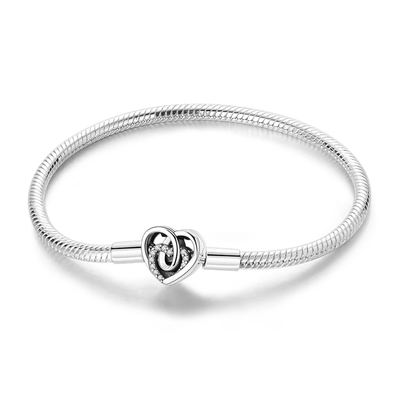 Sterling Glow Heart Bracelet