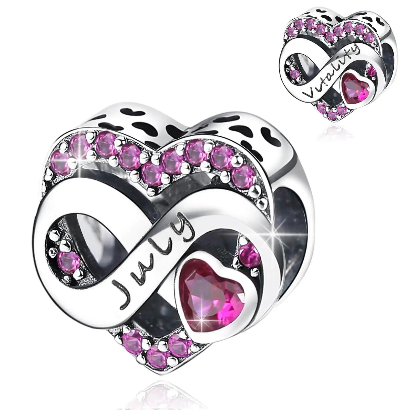 Timeless Spark 925 Birthstone Month Charm
