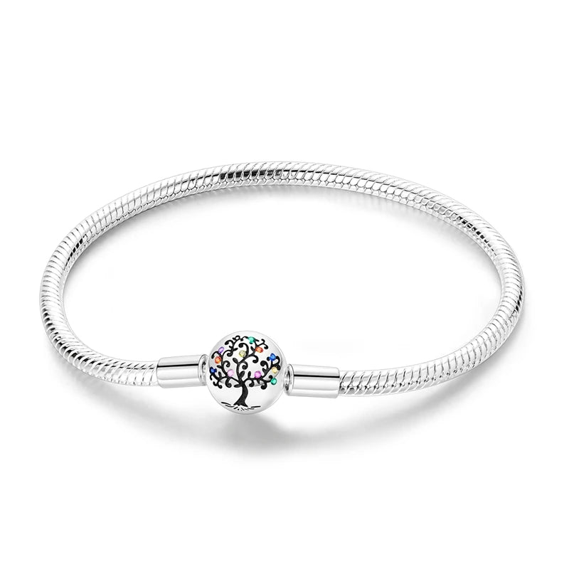 Sterling Glow Heart Bracelet