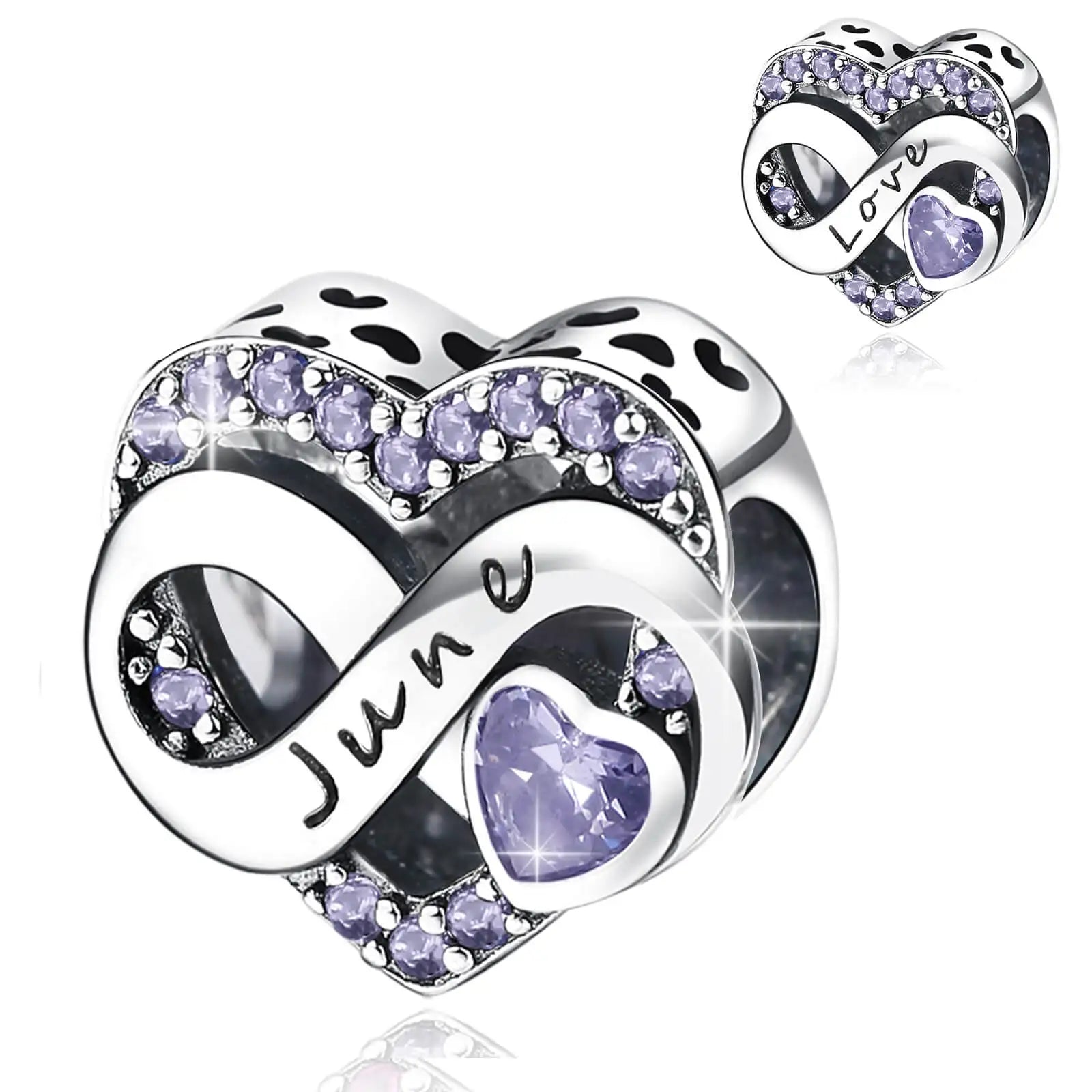 Timeless Spark 925 Birthstone Month Charm