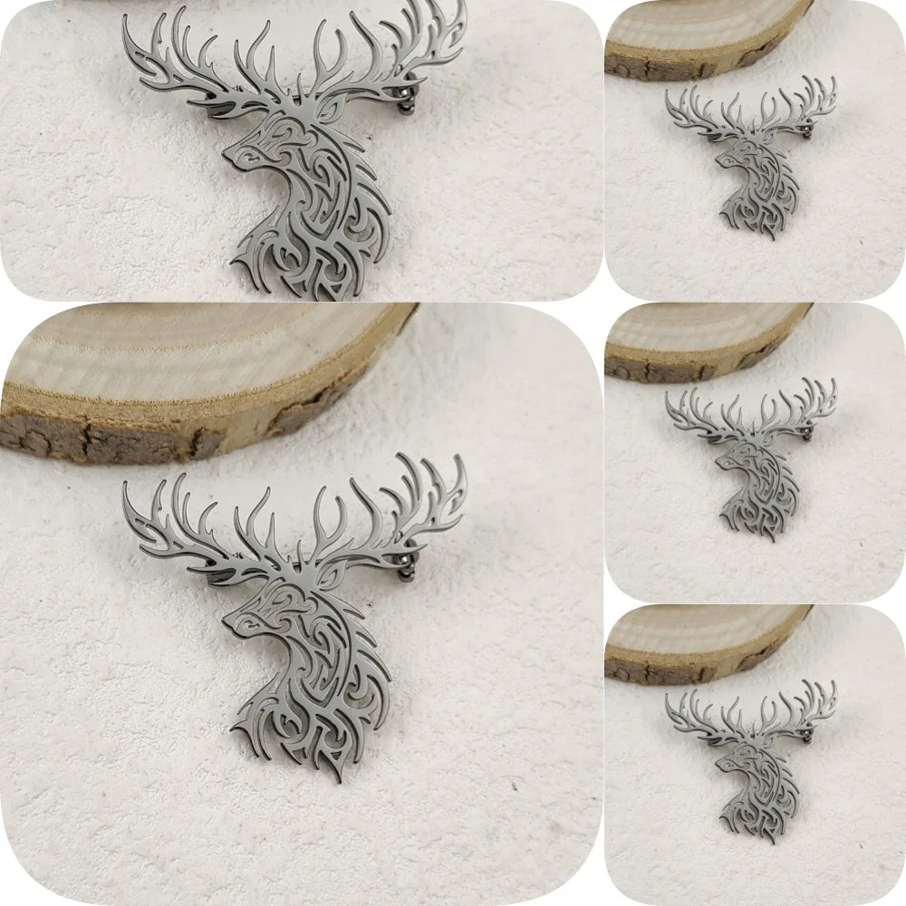 Majestic Stag Brooch