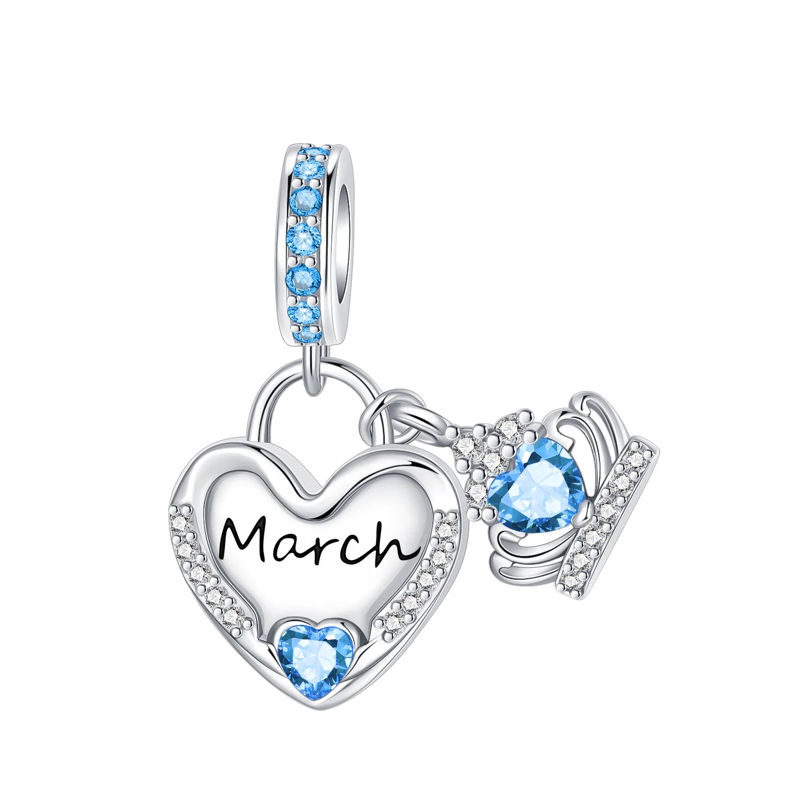 Timeless Spark 925 Birthstone Month Charm