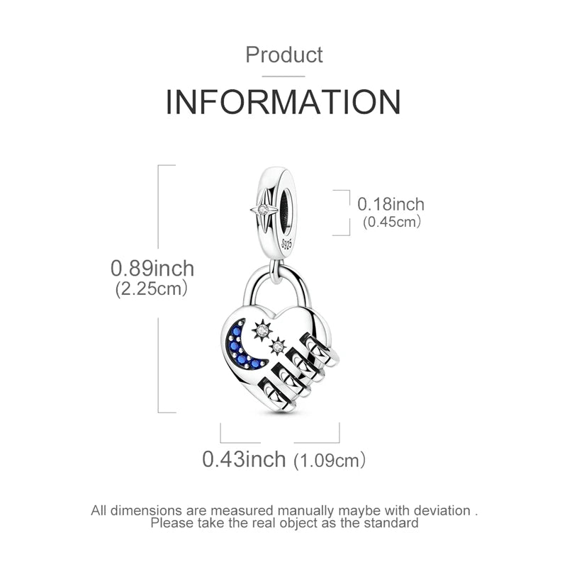 Adventure Lock 925 Silver Charm
