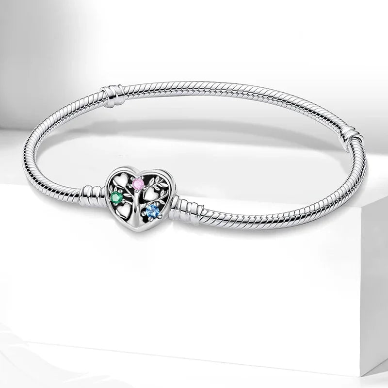 925 Silver Romantic Heart Bead