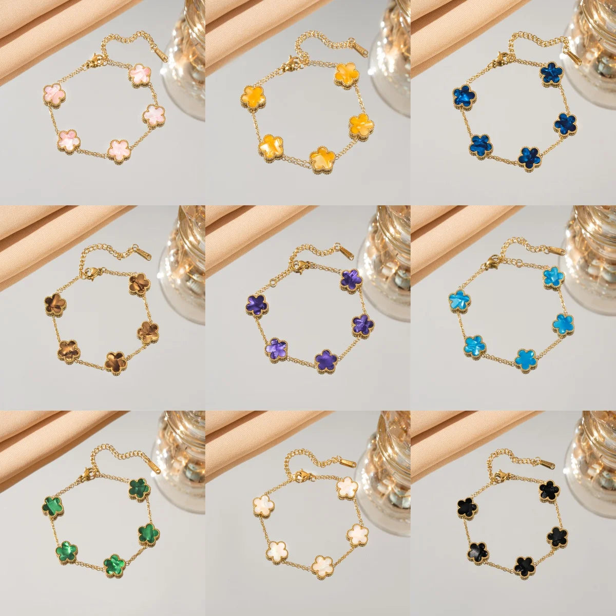 Five Bloom Bracelet