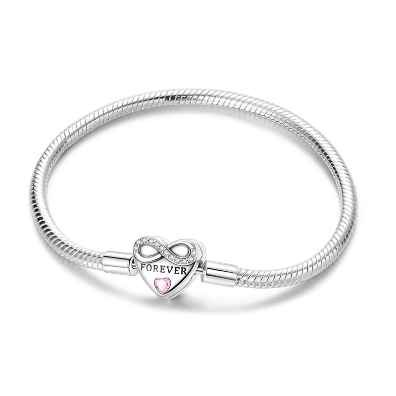 Sterling Glow Heart Bracelet