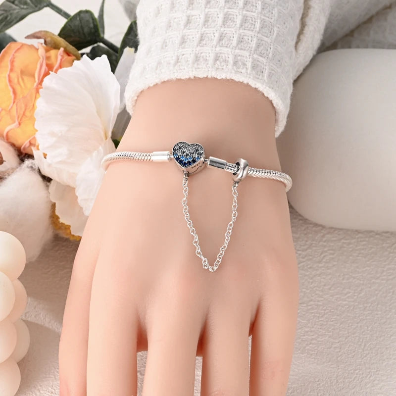 Aqua Charm Bracelet