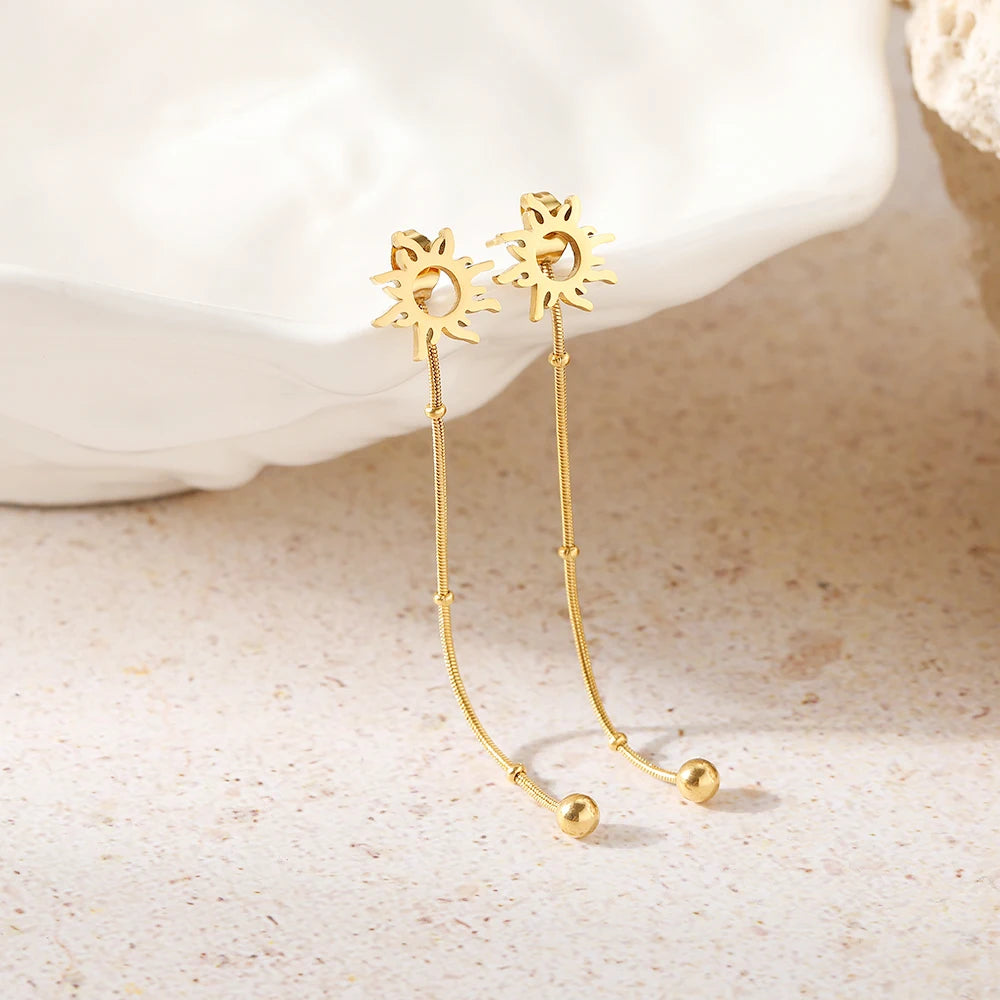 Solar Serpent Earrings