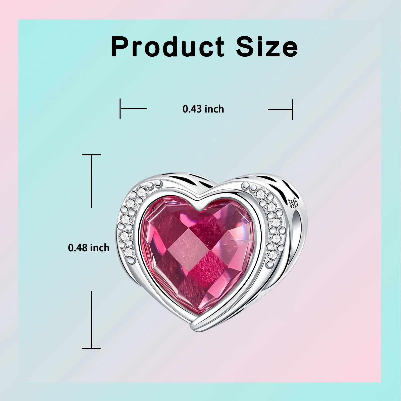 Timeless Spark 925 Birthstone Month Charm
