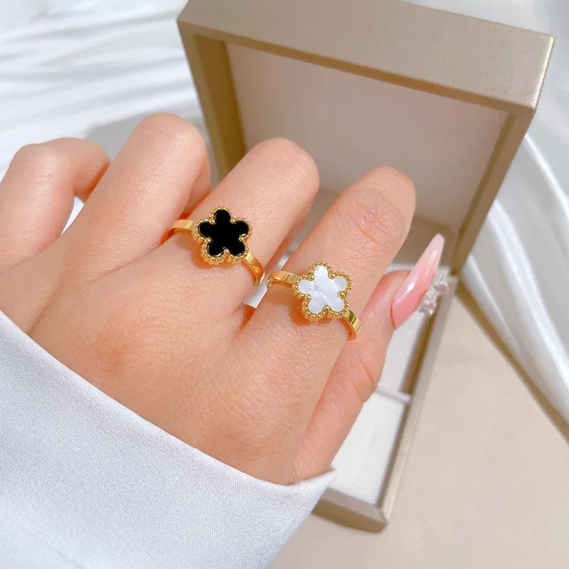 PlumPetal Elegance Ring