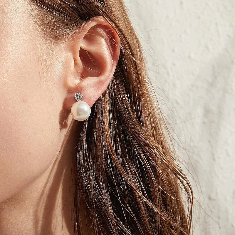 PureGlow Pearl Earrings