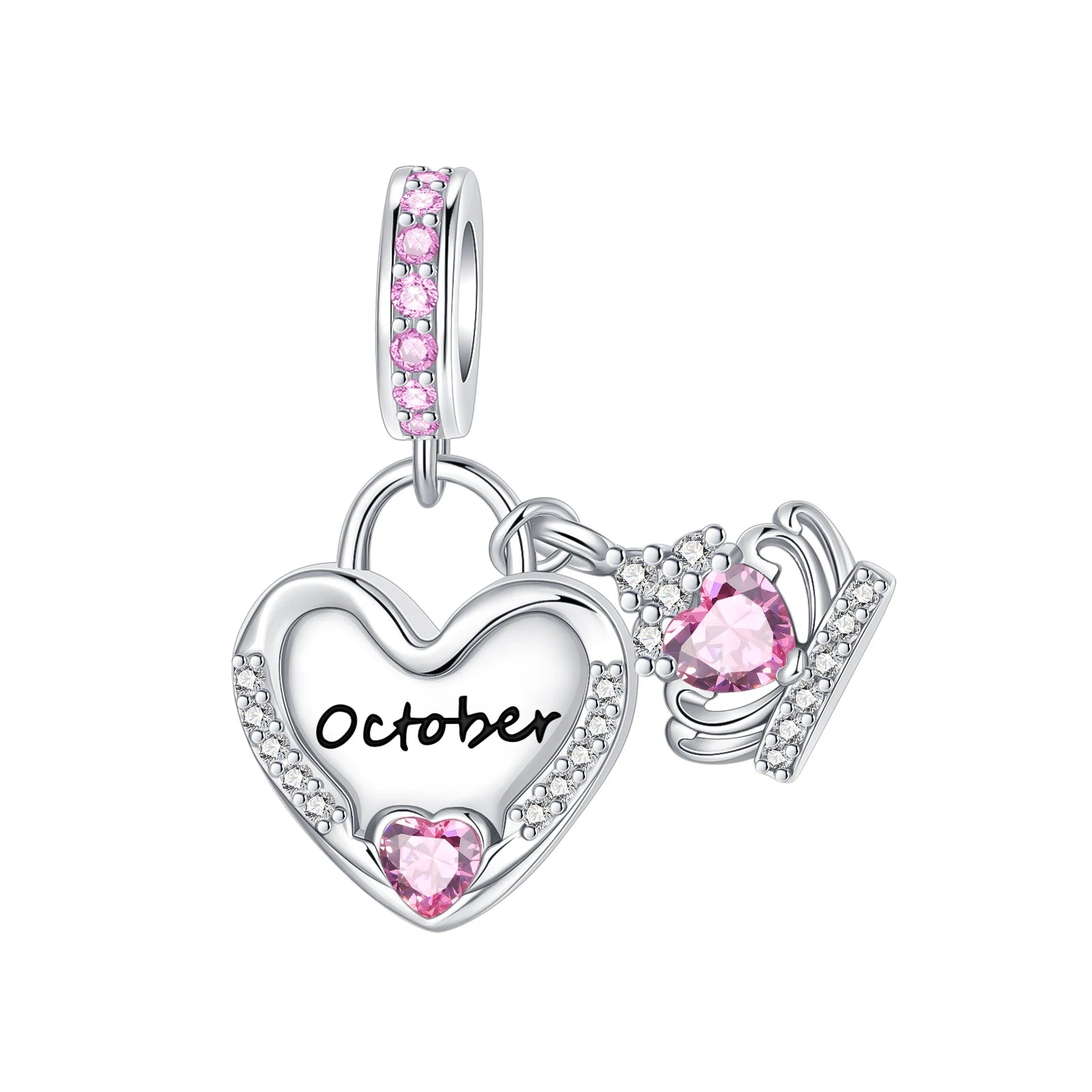 Timeless Spark 925 Birthstone Month Charm