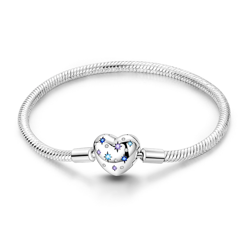 Sterling Glow Heart Bracelet