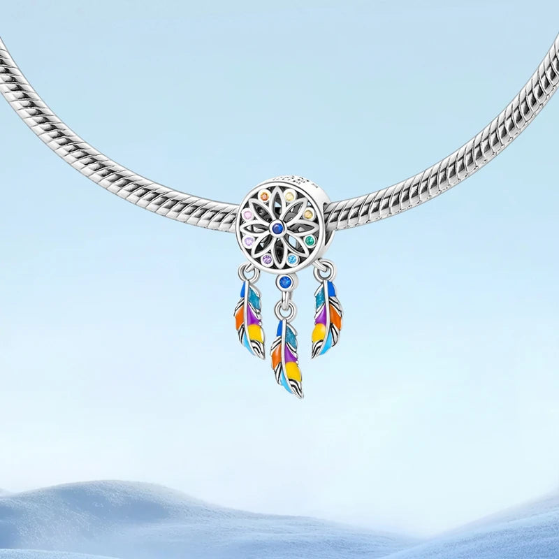 Travel Charm Silver Bracelet