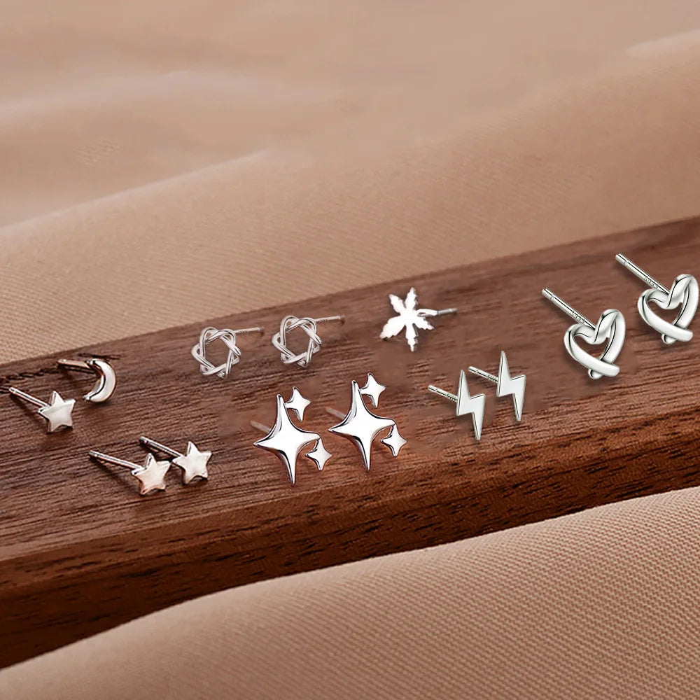 Moonlight Silver Earrings