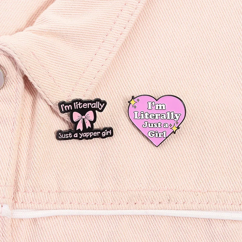 Girl Talk Enamel Pin