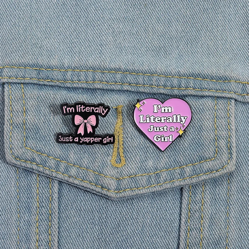 Girl Talk Enamel Pin