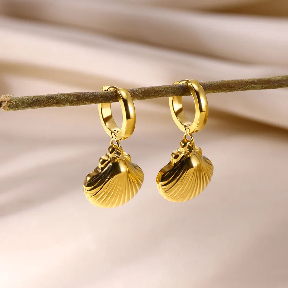 StarShell Luxe Hoops