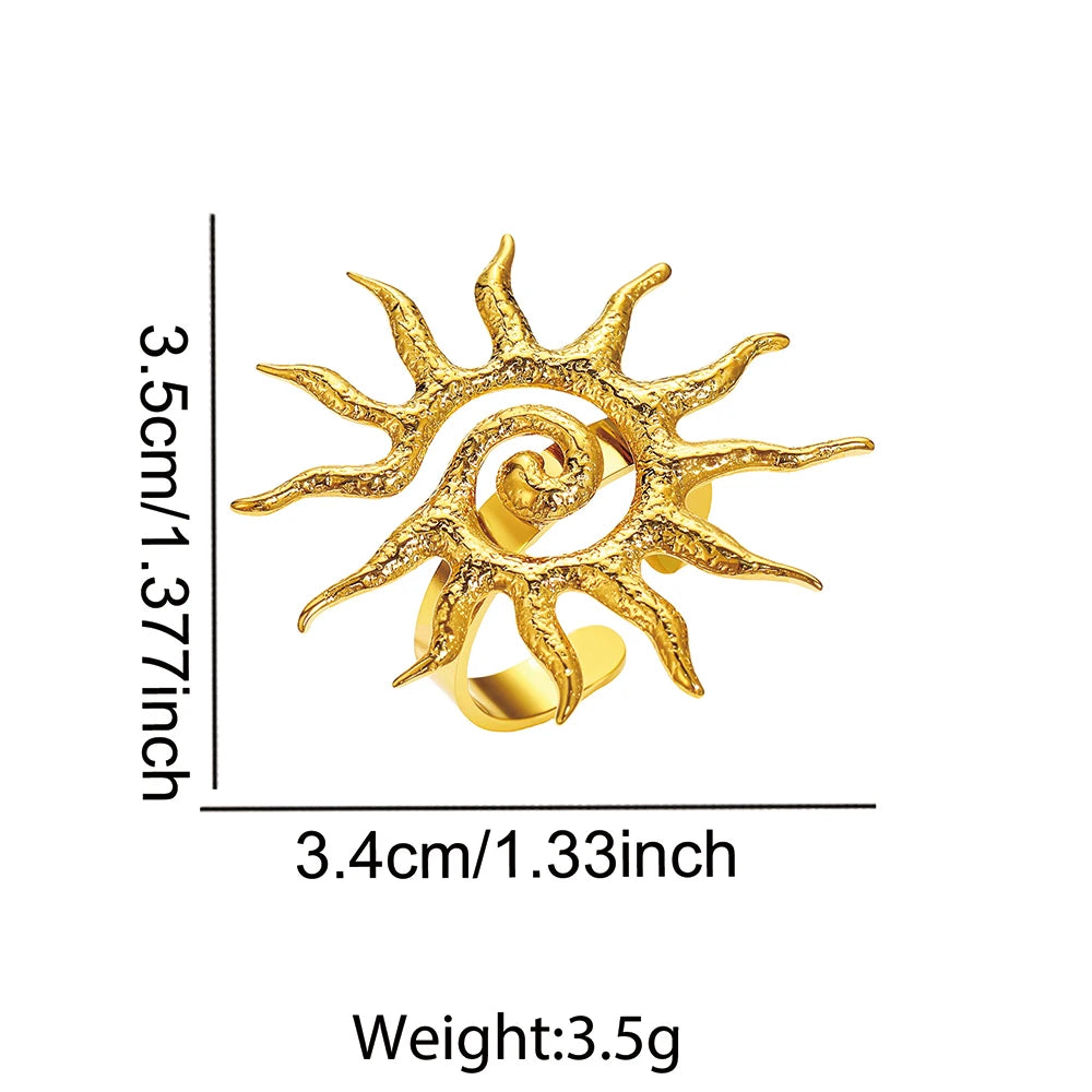 Solara Spiral Ring