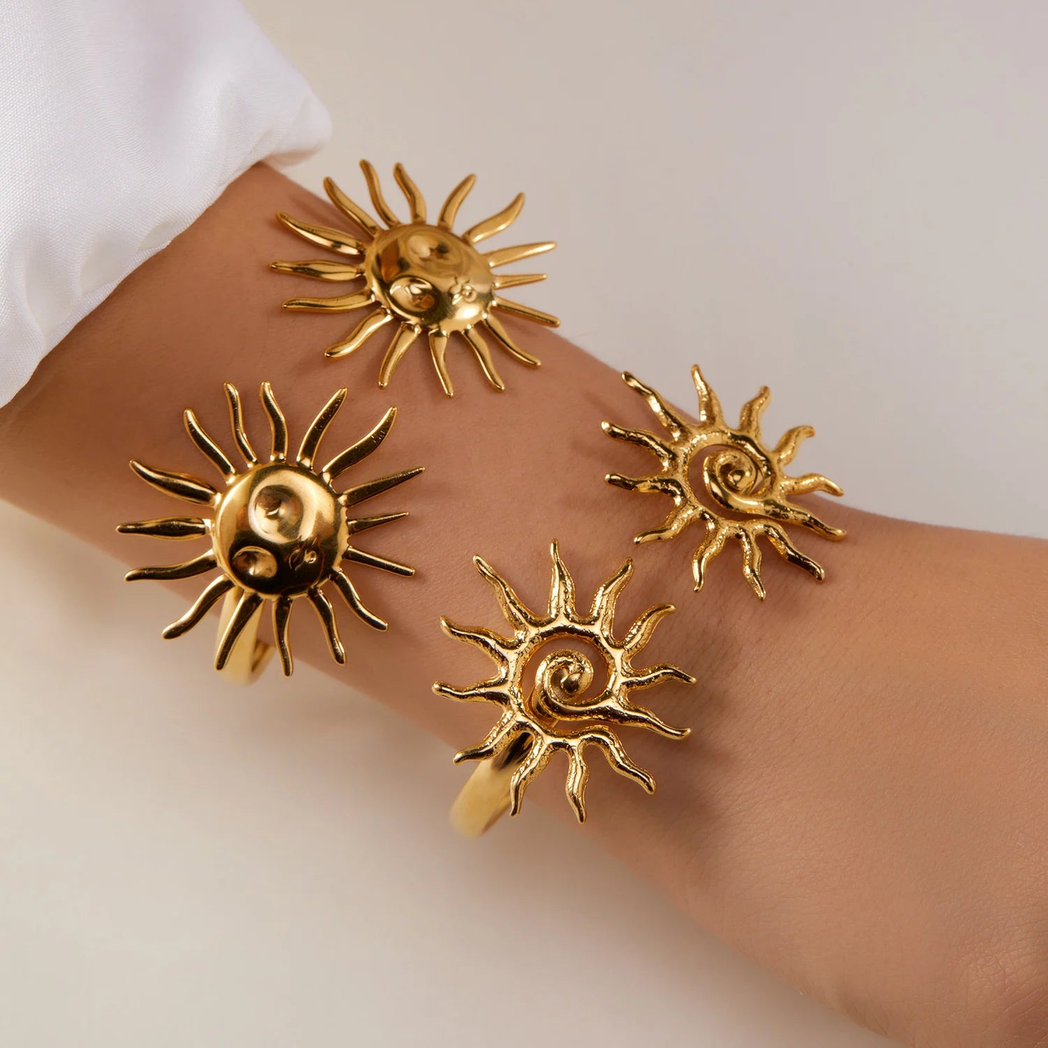 AuraSun Open Cuff Bracelet