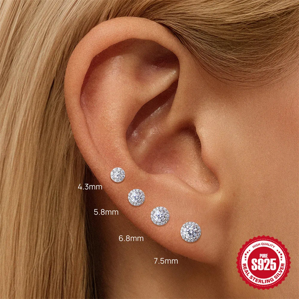 Brillia Silver Earrings