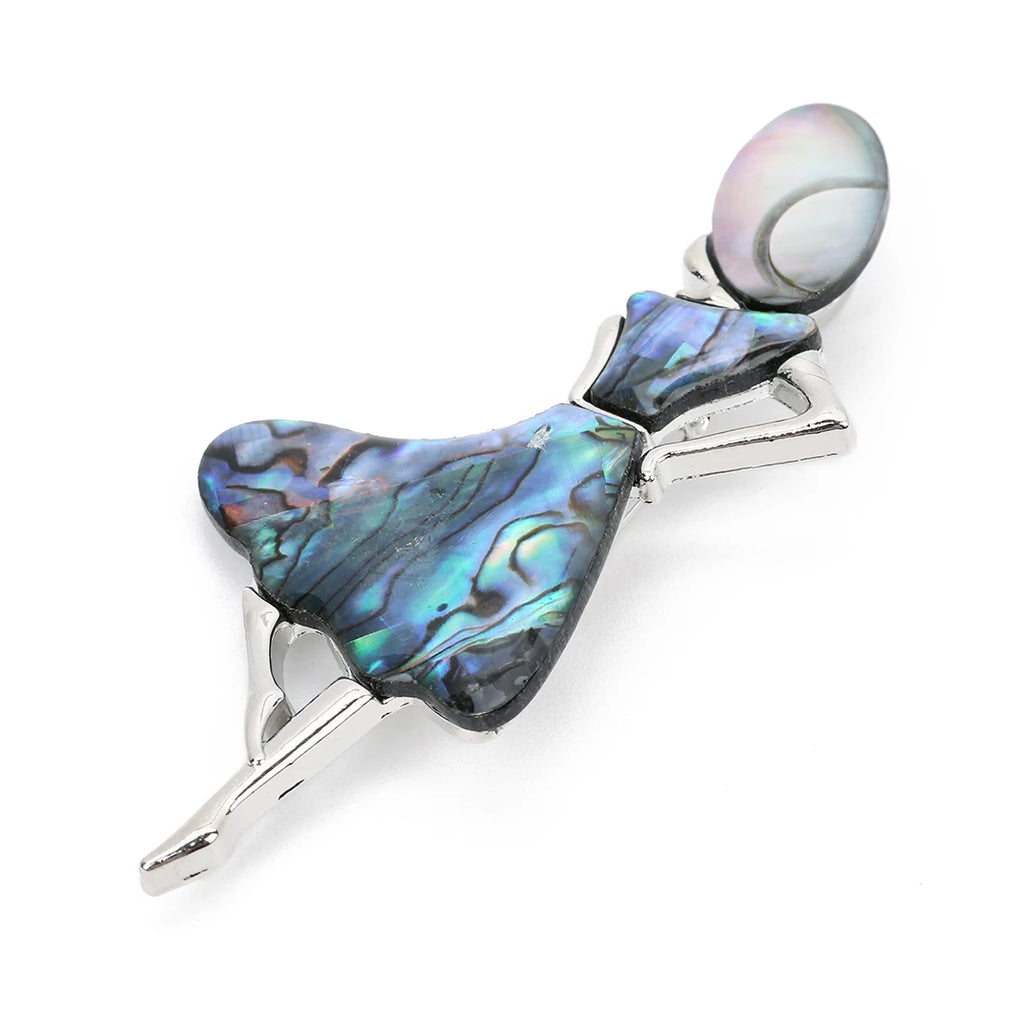 Seashell Sun Hat Brooch