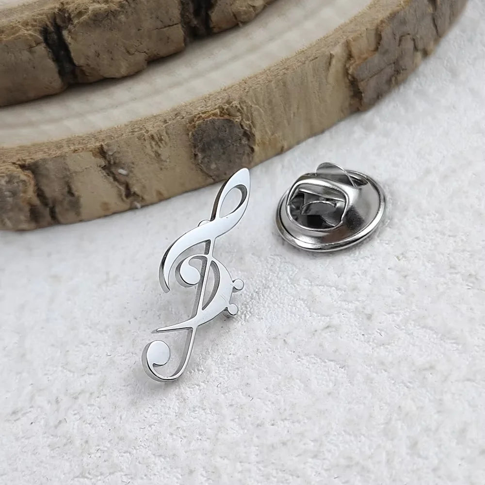 Music Note Luxe Brooch