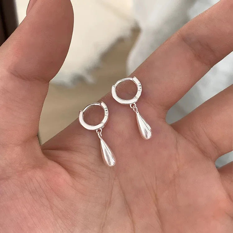 925 Sterling Silver Waterdrop Earrings