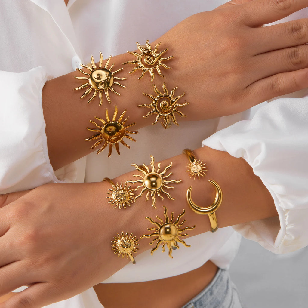 AuraSun Open Cuff Bracelet
