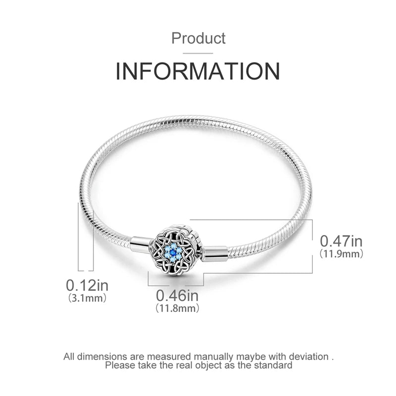 Aqua Charm Bracelet