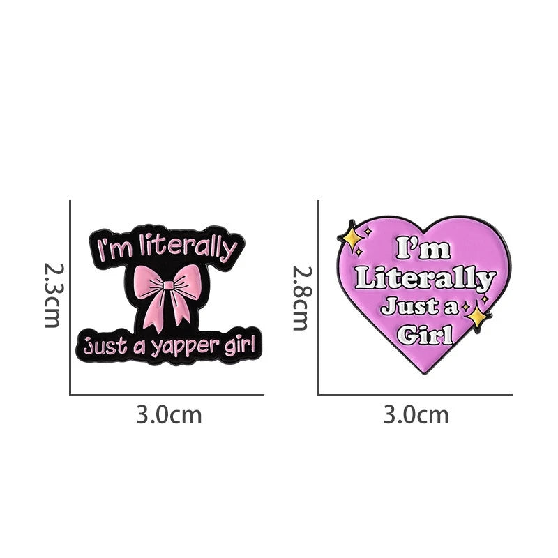 Girl Talk Enamel Pin