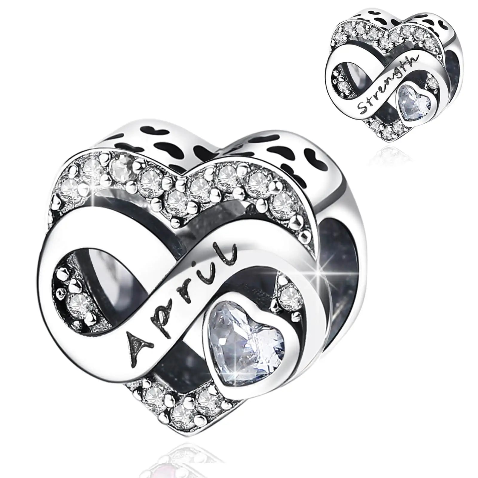 Timeless Spark 925 Birthstone Month Charm