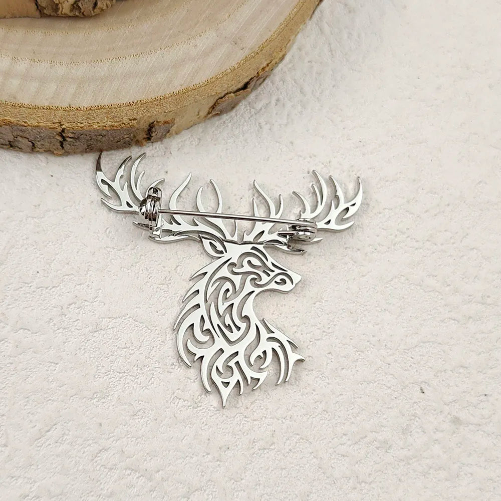 Majestic Stag Brooch