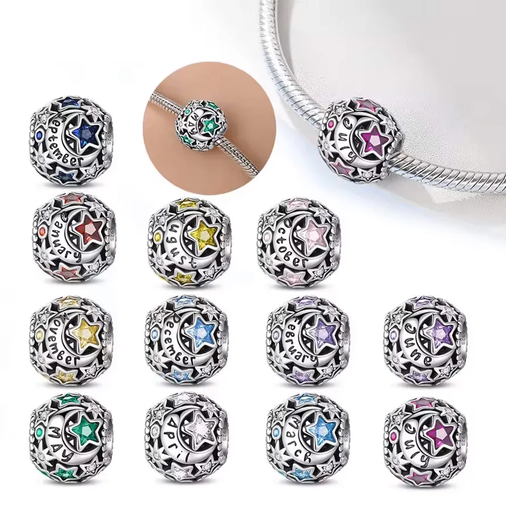Timeless Spark 925 Birthstone Month Charm