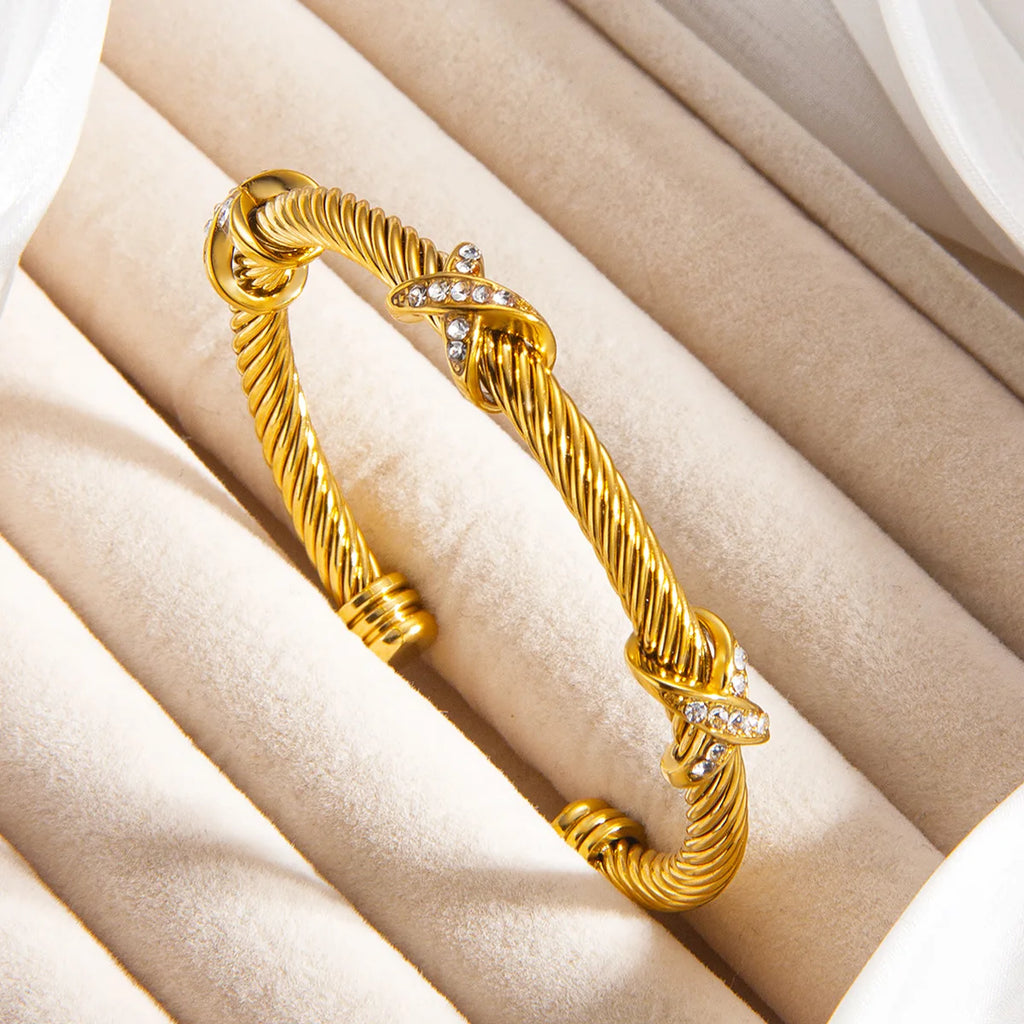 Royal Twist Cuff Bracelet