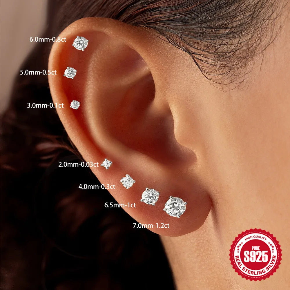Brillia Silver Earrings