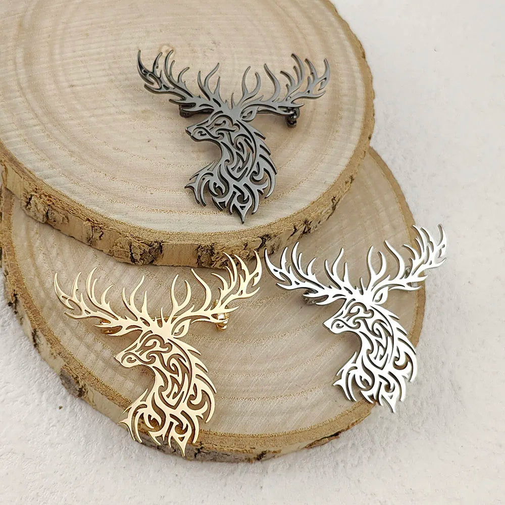 Majestic Stag Brooch
