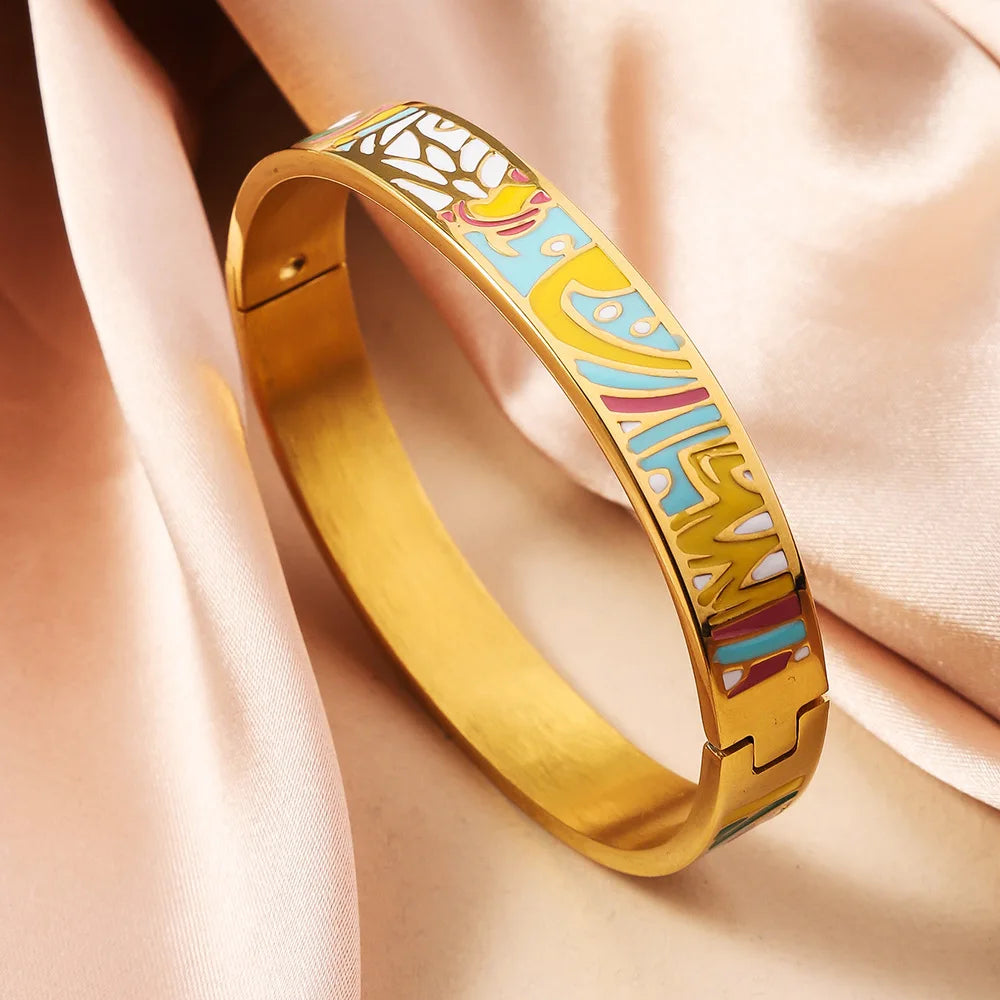 Bohemian Enamel Bangle