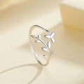 Olive Grace Silver Ring