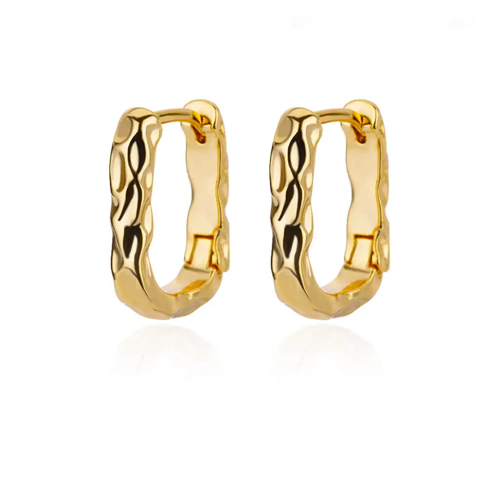 AuraRound Hoop Earrings
