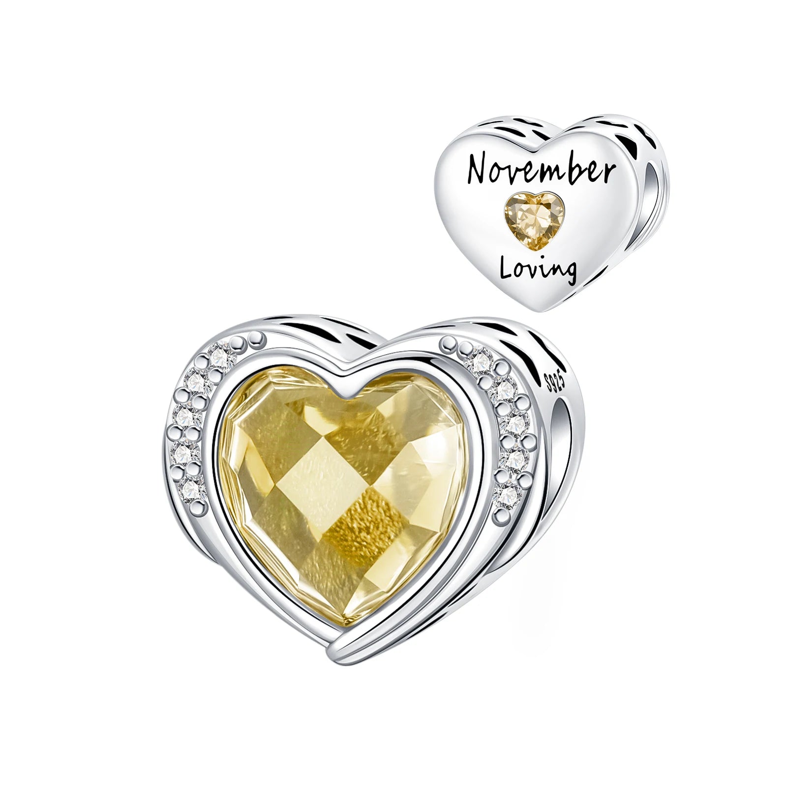 Timeless Spark 925 Birthstone Month Charm