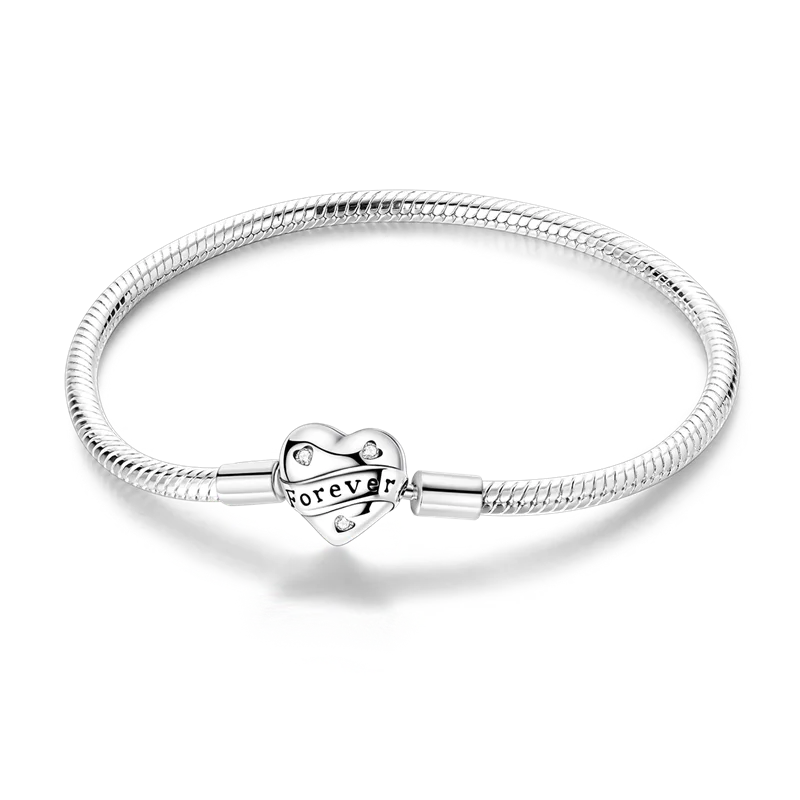 Sterling Glow Heart Bracelet