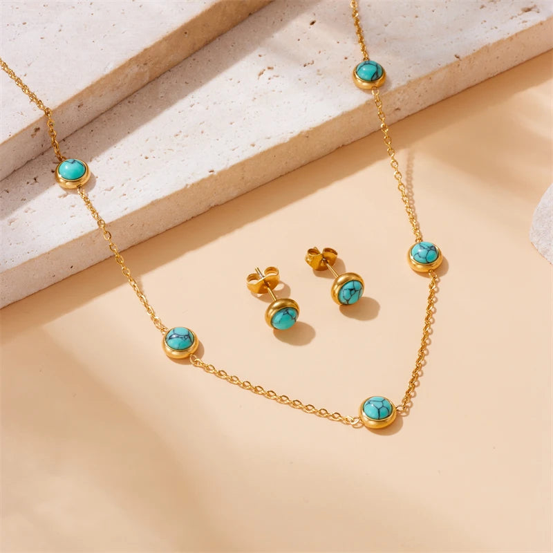 LumiTurquoise Necklace Set