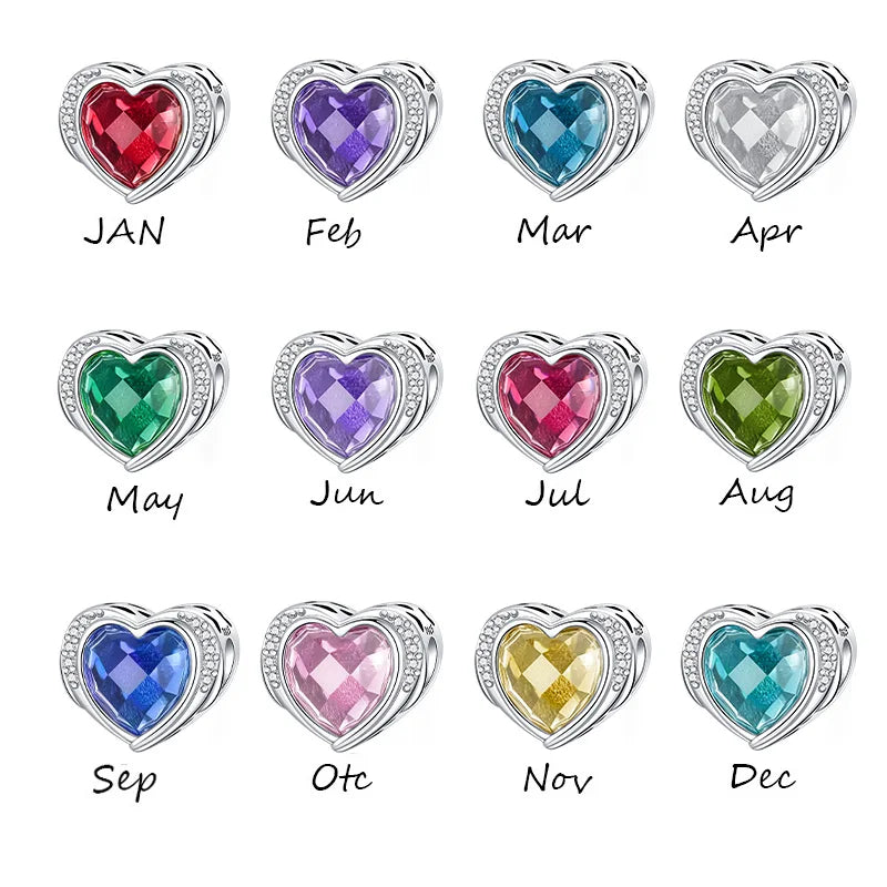 Timeless Spark 925 Birthstone Month Charm