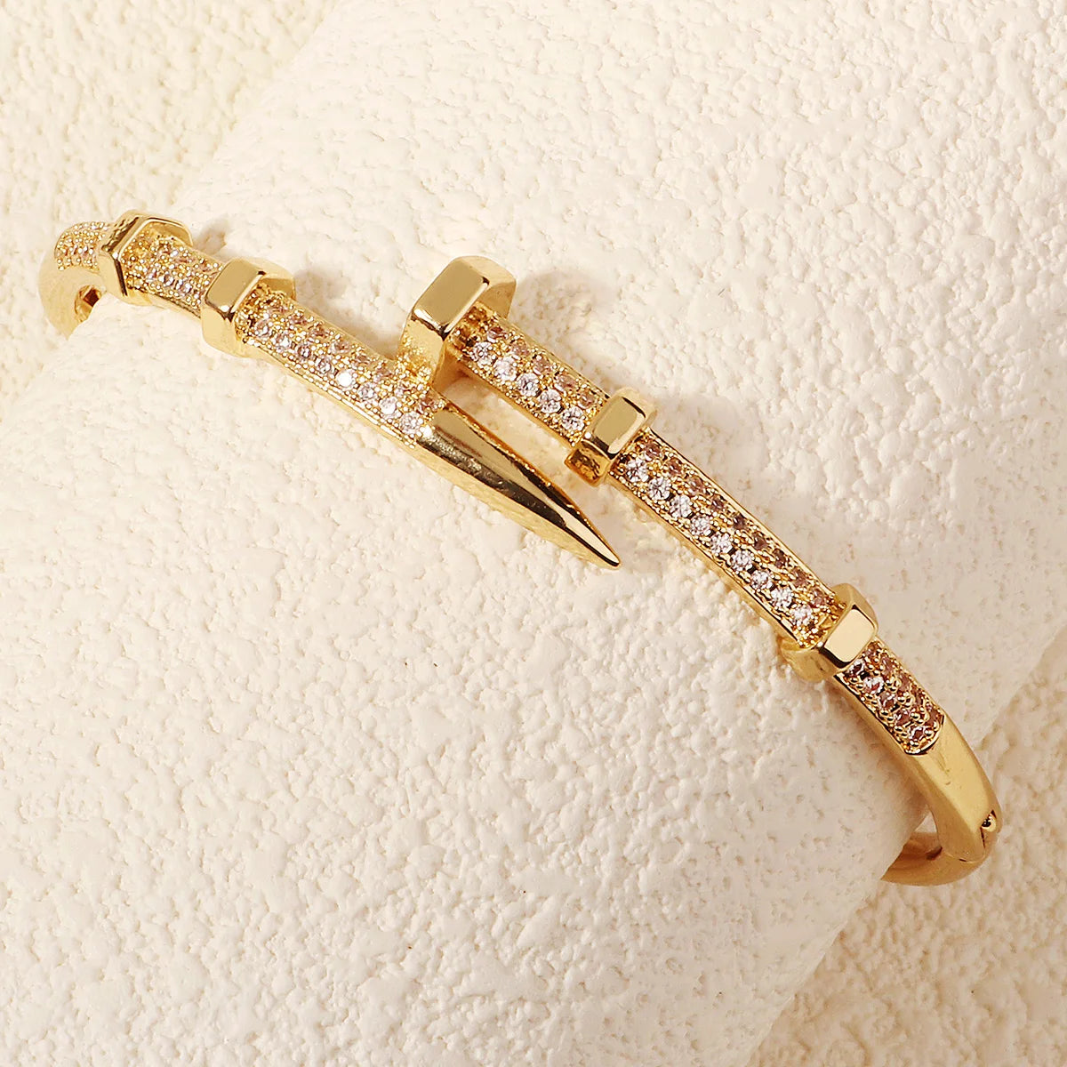 Elegant Spark Open Bangle