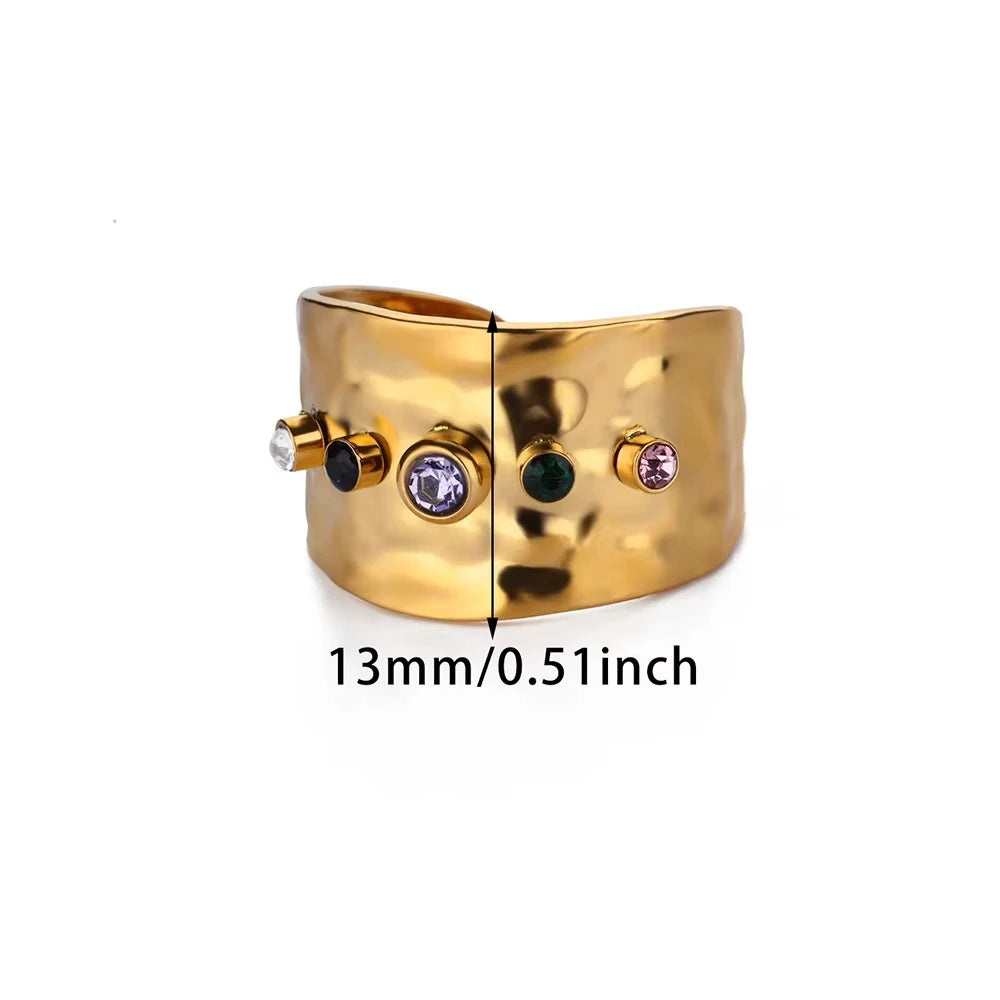 Aurora Shine Gold Ring
