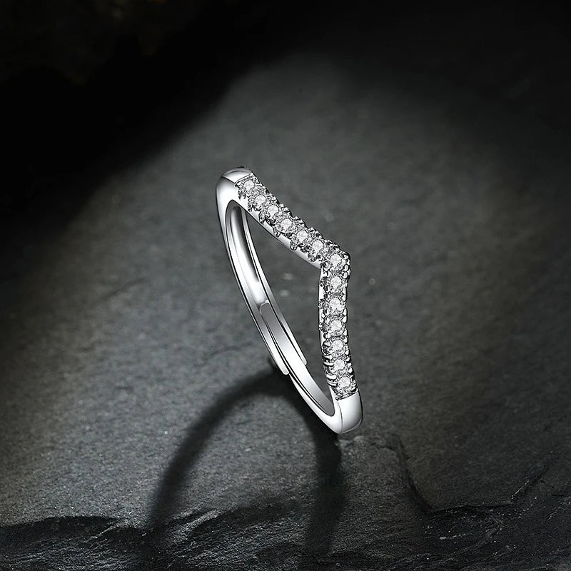 EternaSpark Silver Ring