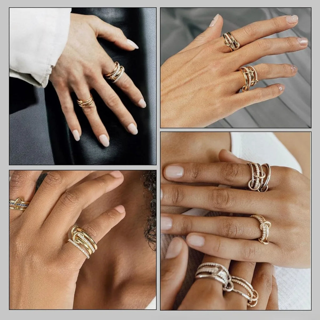 QuadGlow Layered Rings